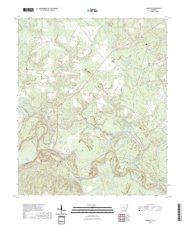 Moro Bay topographic map thumbnail