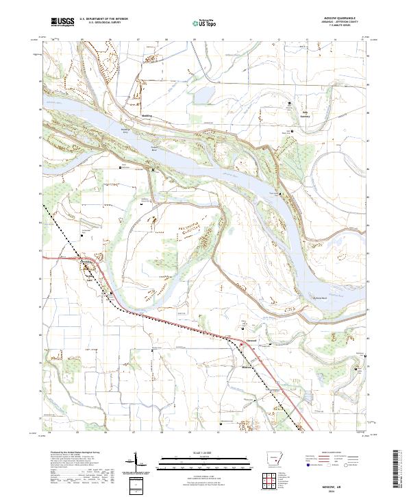 Moscow topographic map thumbnail