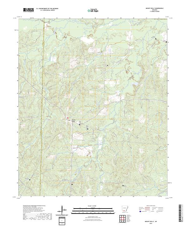 Mount Holly topographic map thumbnail
