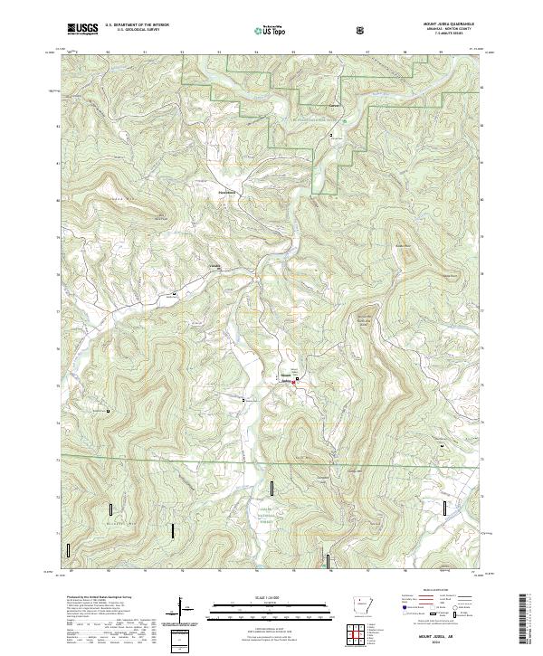 Mount Judea topographic map thumbnail