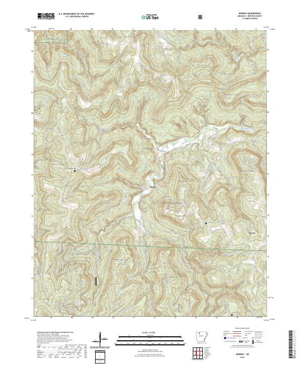 Murray topographic map thumbnail