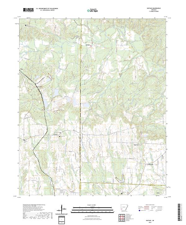 Nathan topographic map thumbnail
