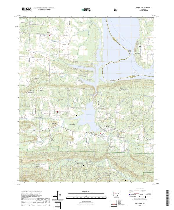 New Blaine topographic map thumbnail