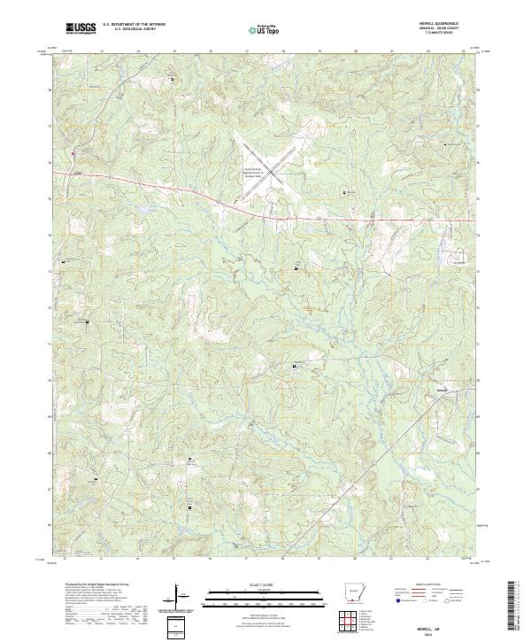 Newell topographic map thumbnail