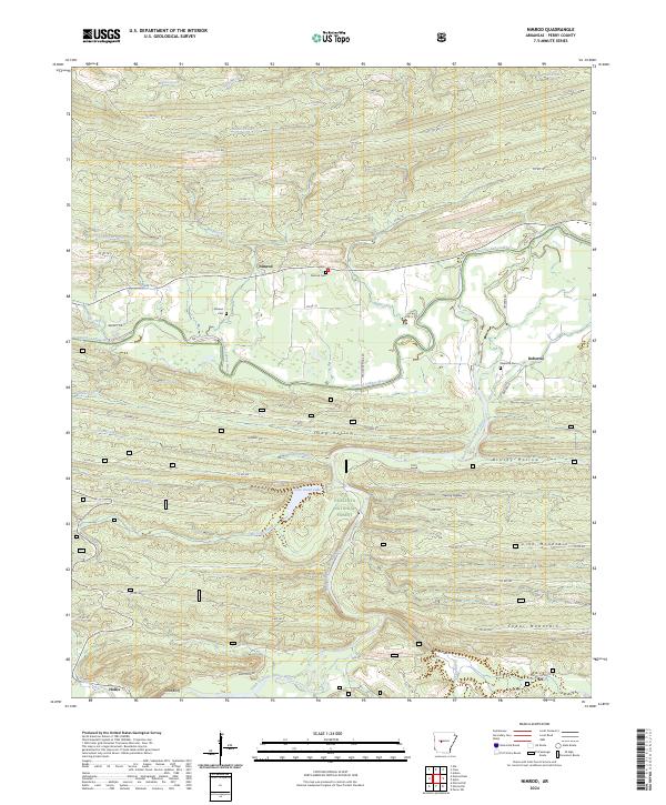 Nimrod topographic map thumbnail