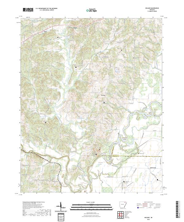 Noland topographic map thumbnail