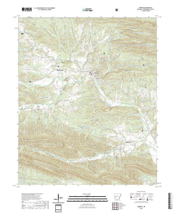 Norman topographic map thumbnail