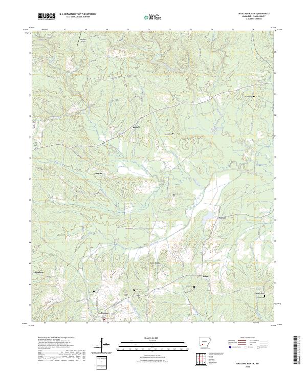Okolona North topographic map thumbnail
