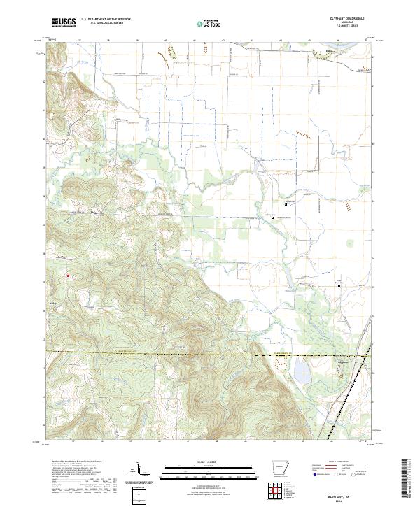 Olyphant topographic map thumbnail