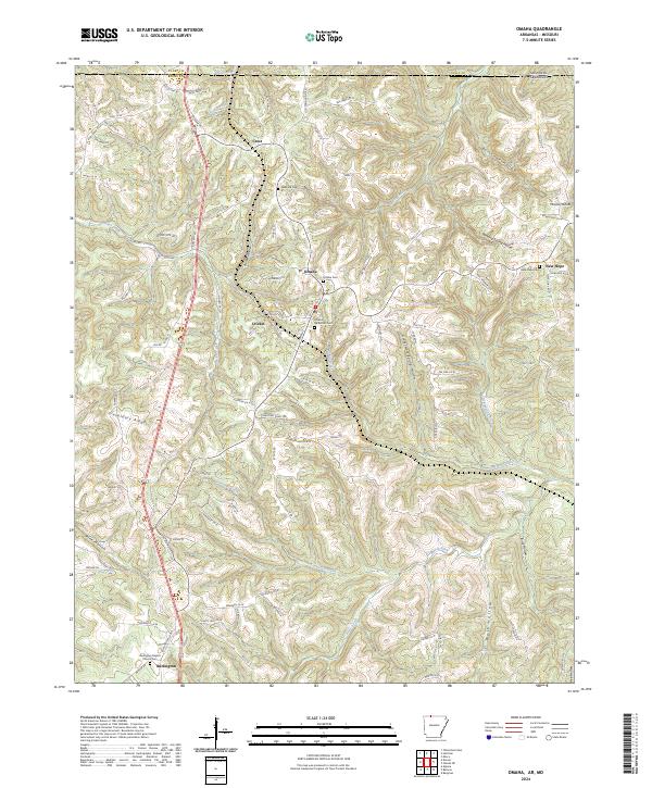 Omaha topographic map thumbnail