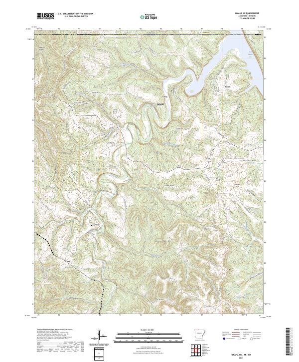 Omaha NE topographic map thumbnail