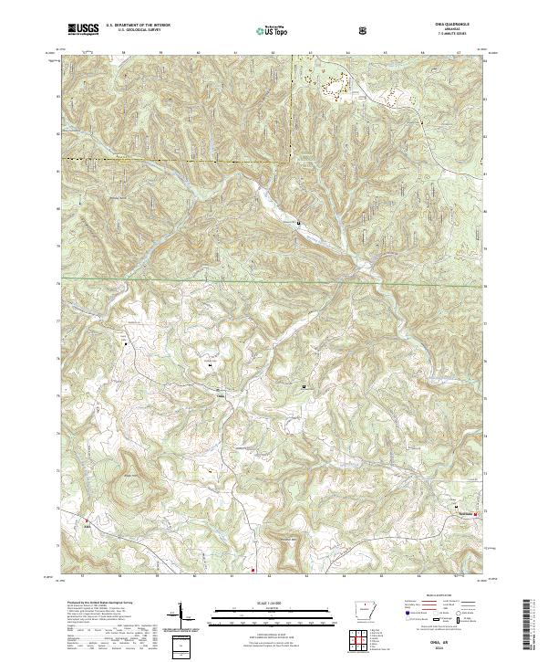 Onia topographic map thumbnail