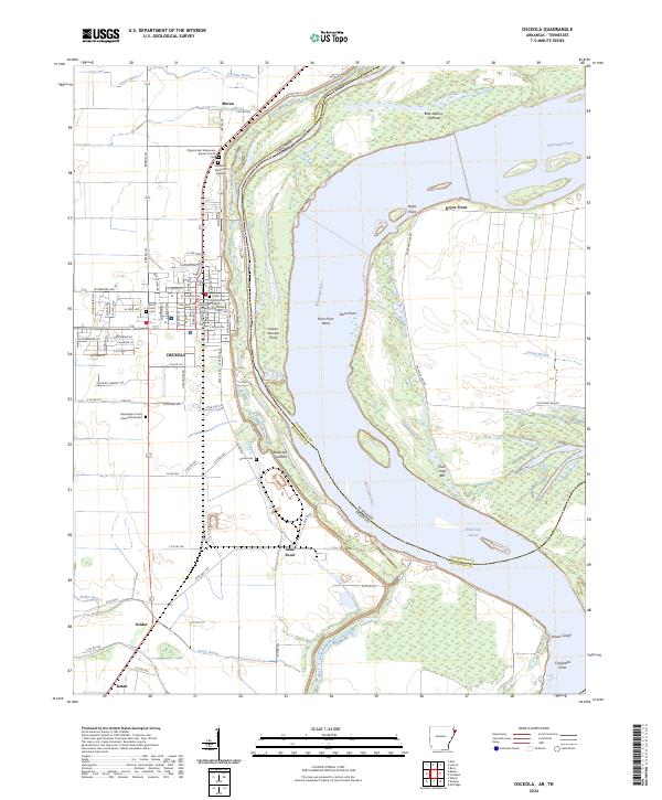 Osceola topographic map thumbnail