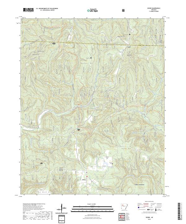 Ozone topographic map thumbnail