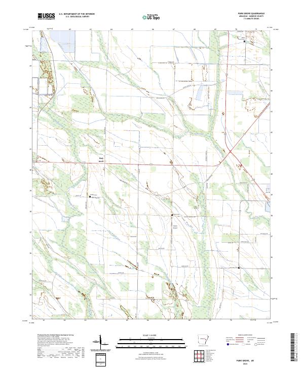 Park Grove topographic map thumbnail