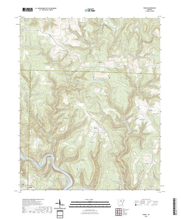 Parma topographic map thumbnail