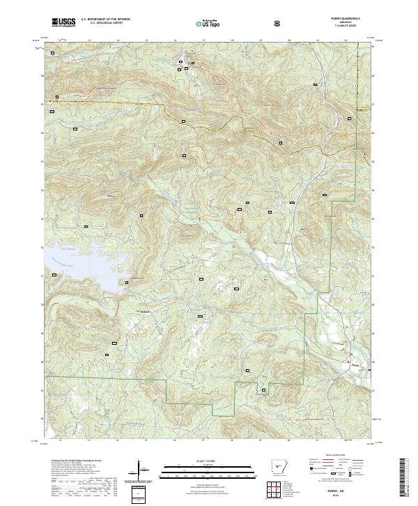 Paron topographic map thumbnail