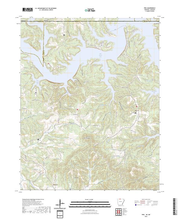 Peel topographic map thumbnail