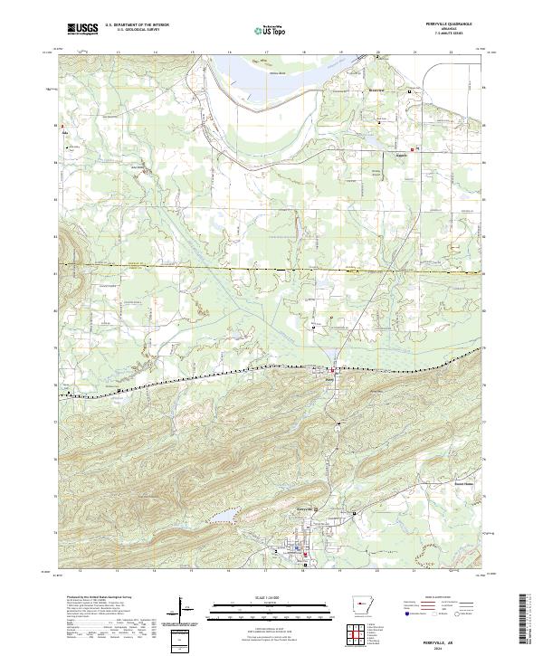 Perryville topographic map thumbnail