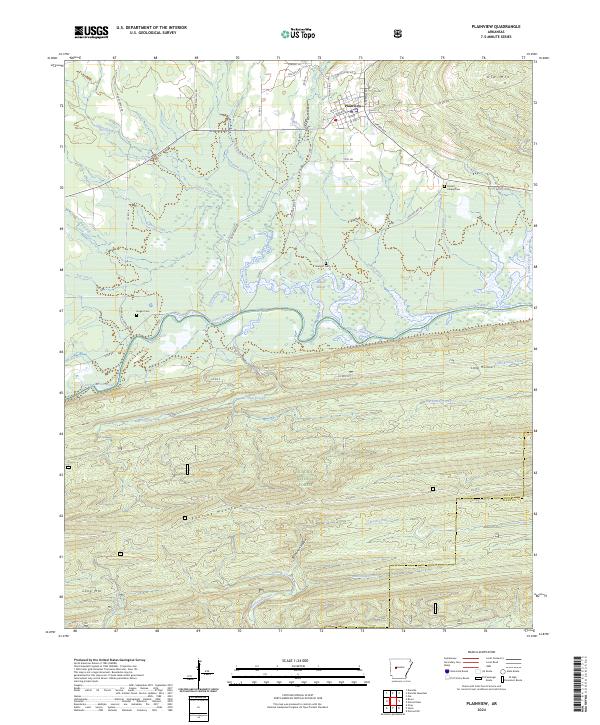 Plainview topographic map thumbnail