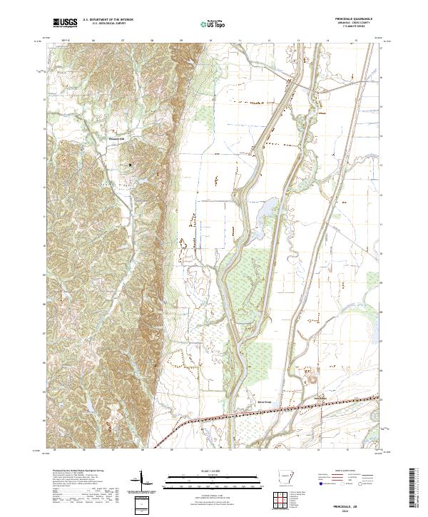 Princedale topographic map thumbnail