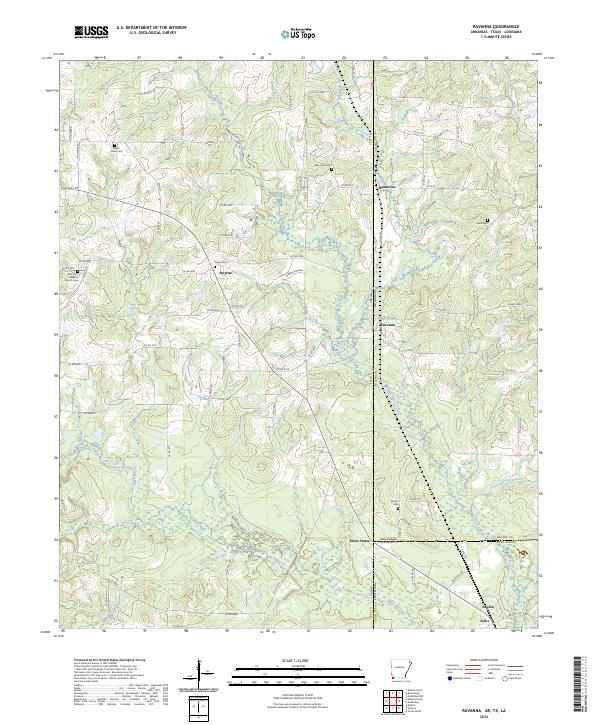 Ravanna topographic map thumbnail
