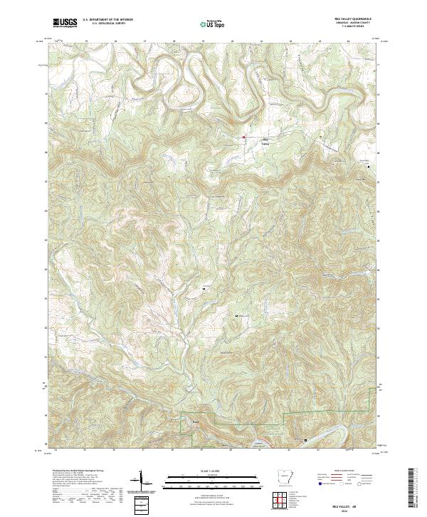 Rea Valley topographic map thumbnail