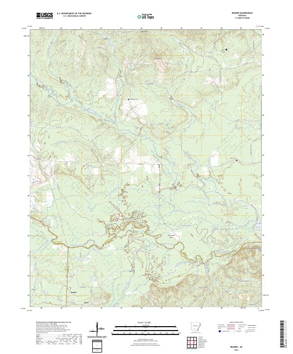 Reader topographic map thumbnail