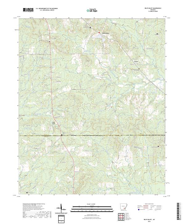 Relfs Bluff topographic map thumbnail