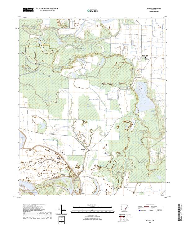 Reydell topographic map thumbnail