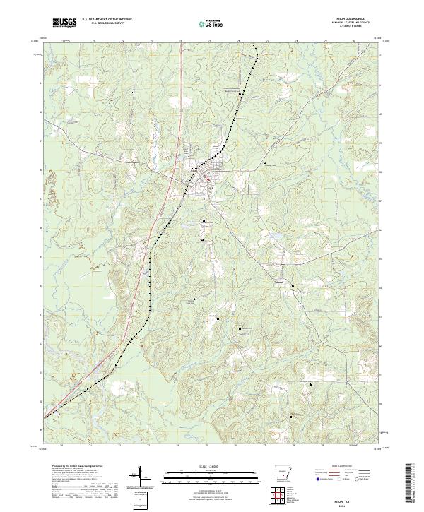 Rison topographic map thumbnail