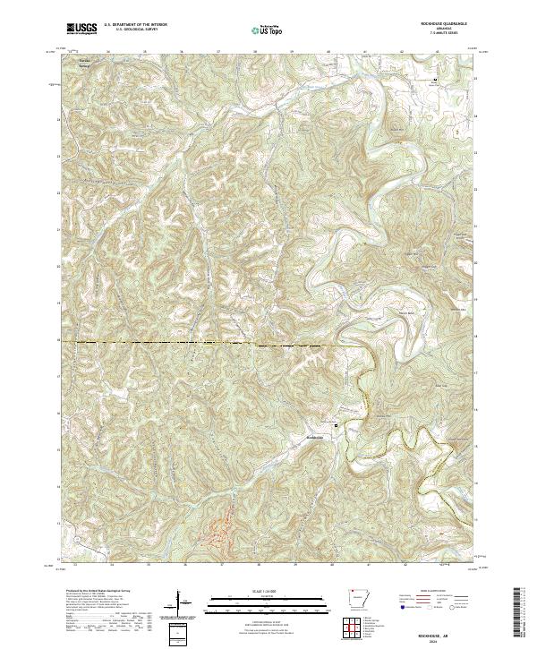 Rockhouse topographic map thumbnail