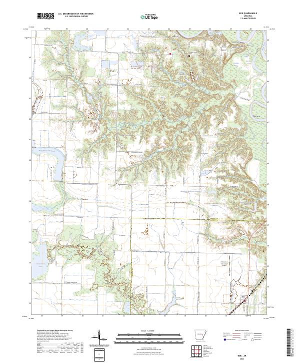 Roe topographic map thumbnail