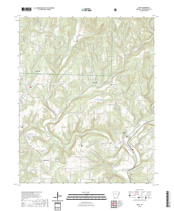 Rudy topographic map thumbnail