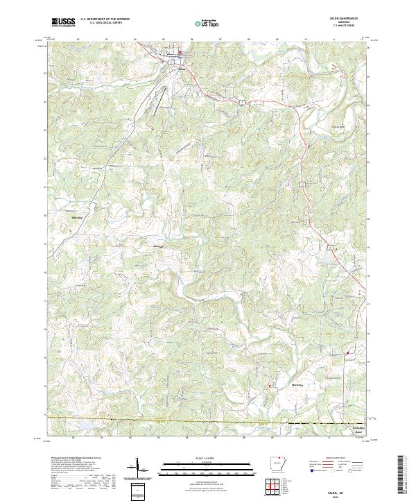 Salem topographic map thumbnail