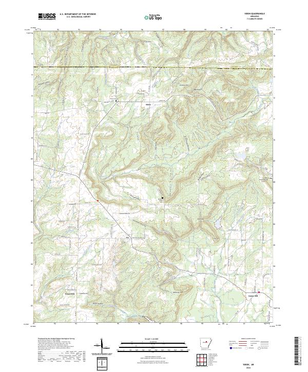 Sidon topographic map thumbnail