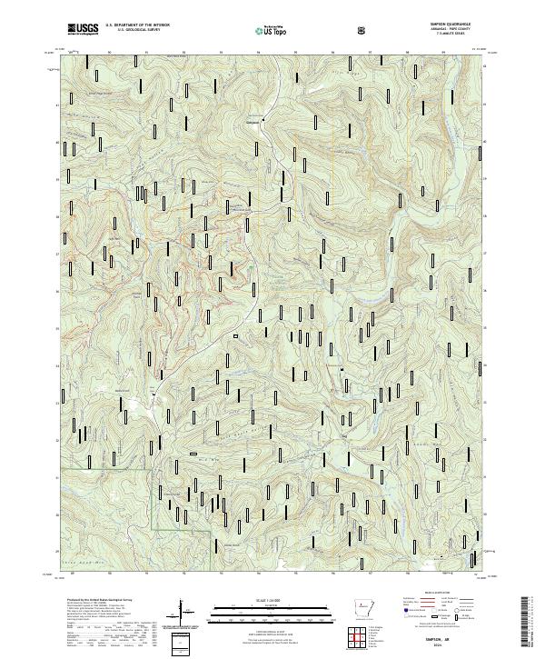 Simpson topographic map thumbnail