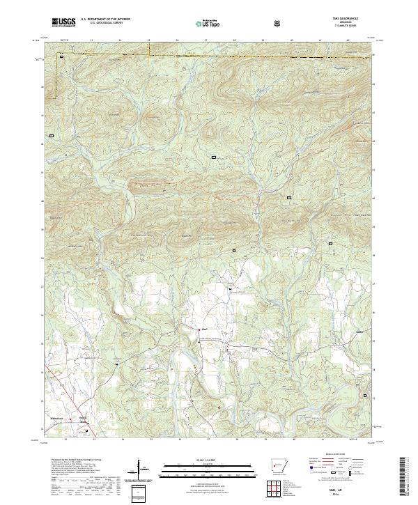Sims topographic map thumbnail