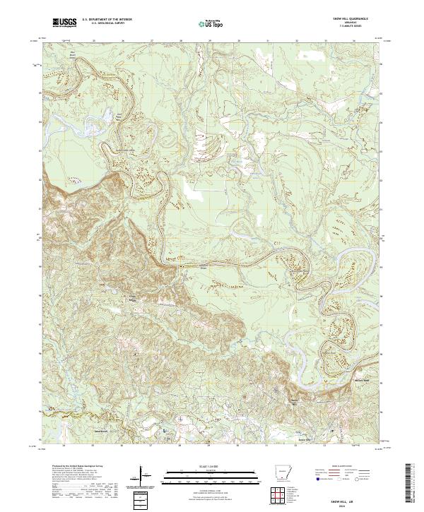 Snow Hill topographic map thumbnail