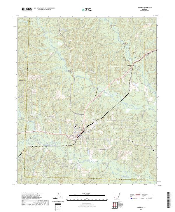 Stephens topographic map thumbnail
