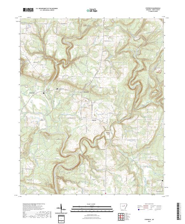 Steprock topographic map thumbnail