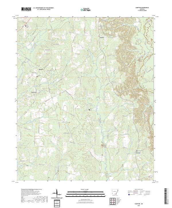 Sumpter topographic map thumbnail