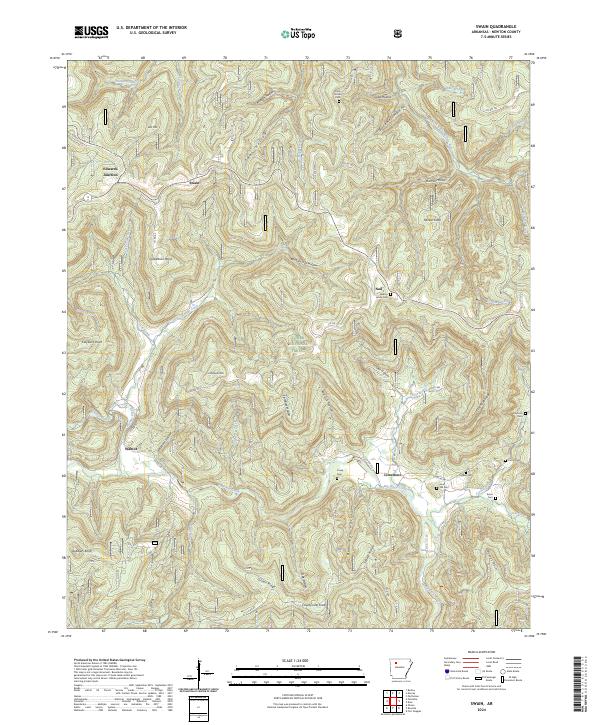 Swain topographic map thumbnail