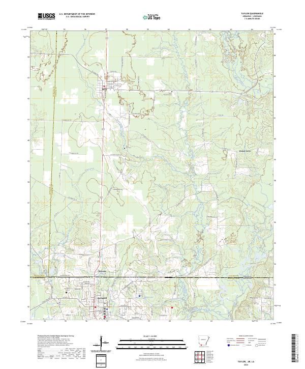 Taylor topographic map thumbnail