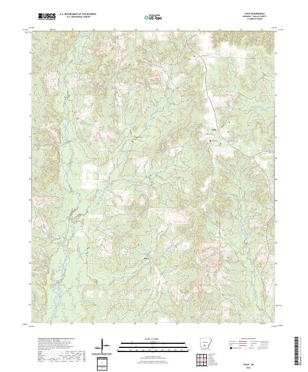 Tulip topographic map thumbnail