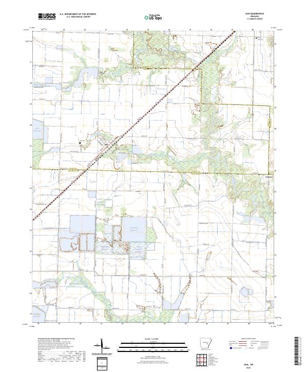 Ulm topographic map thumbnail