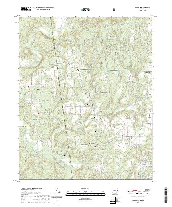 Uniontown topographic map thumbnail