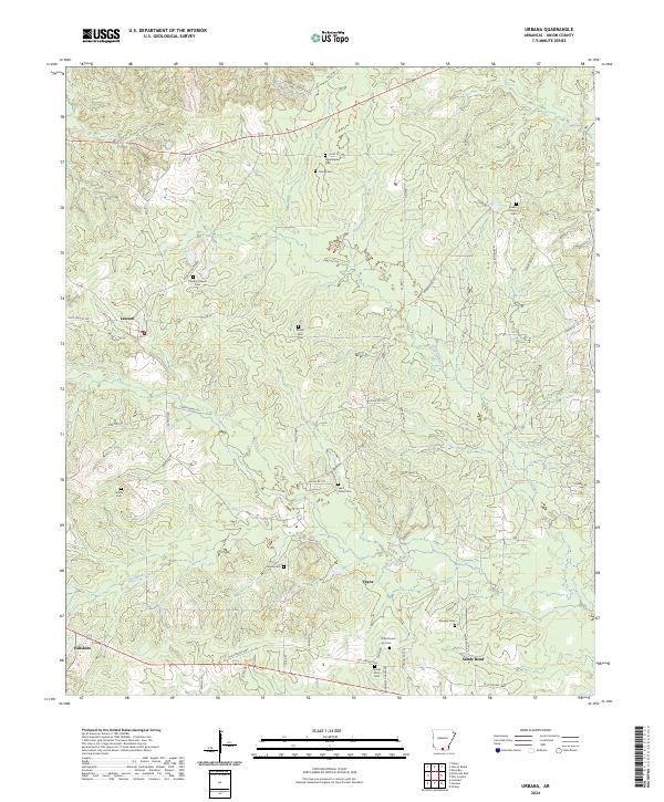 Urbana topographic map thumbnail