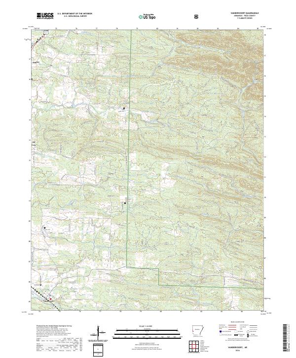 Vandervoort topographic map thumbnail