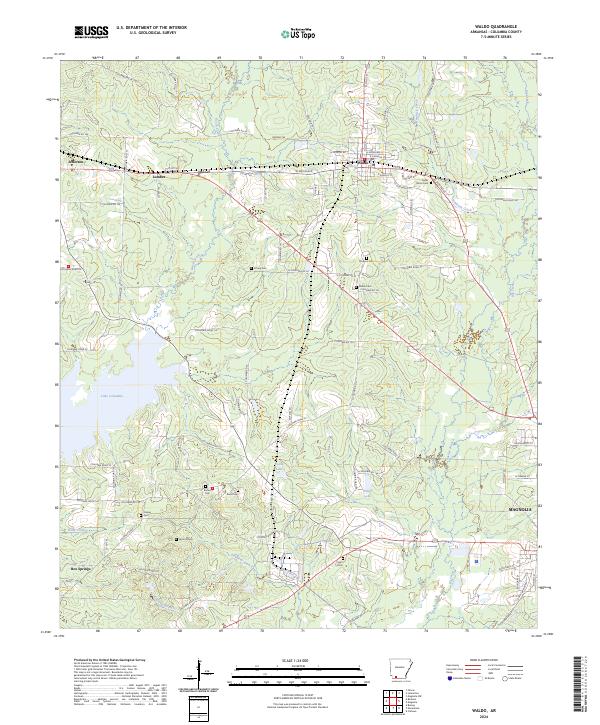 Waldo topographic map thumbnail